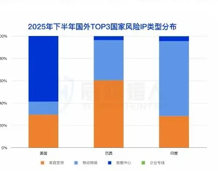 2025 年上半年国外作恶 IP 资源分析图表 2