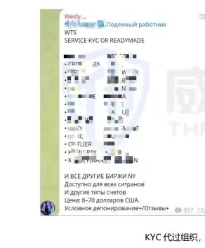 KYC 代过组织的典型特征图表 1（原报告第 24 页）