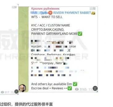 KYC 代过组织的典型特征图表 2（原报告第 24 页）